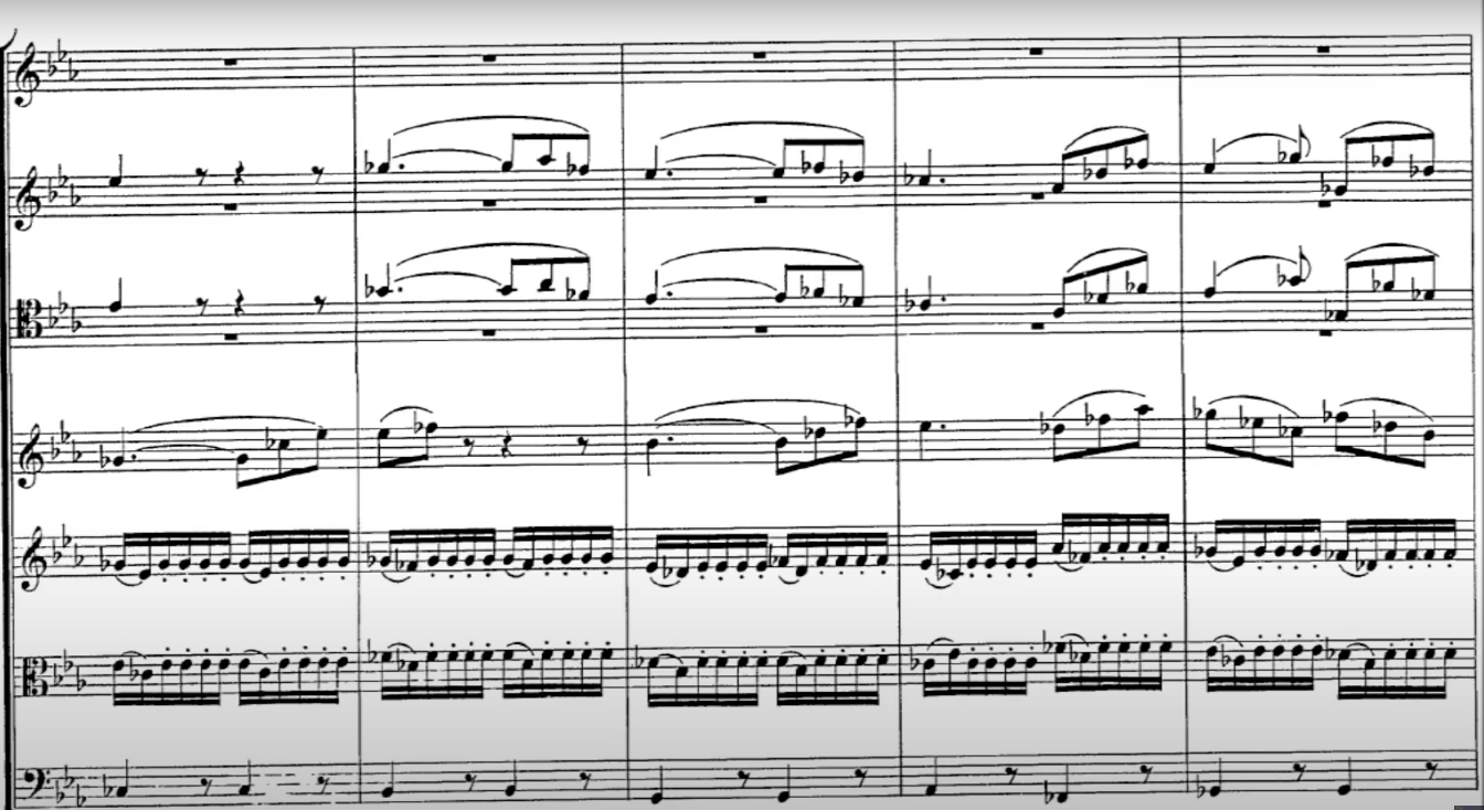 Schubert, 5.  Sinfonie, 2. Satz