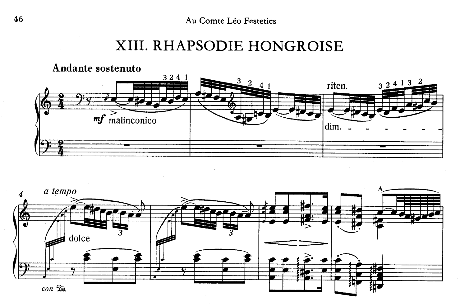 13. Ungarische Rhapsodie