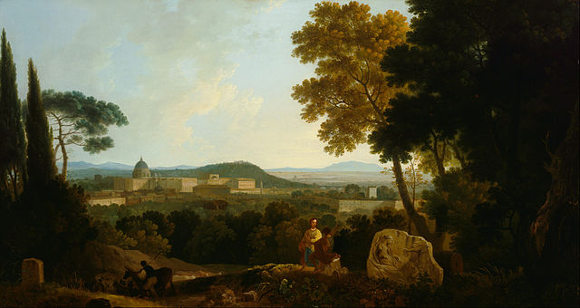 Richard Wilson, St Peters and the Vatican from the Janiculum